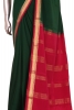 Pure Contrast Mysore Crepe Silk Saree